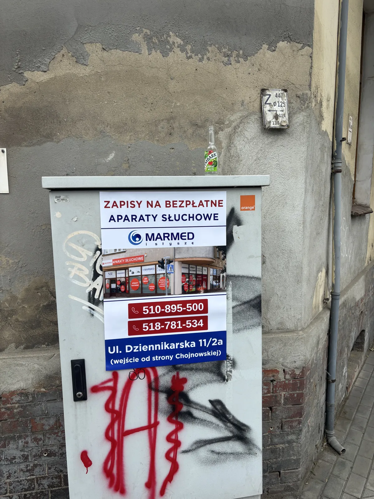 Plakatowanie Legnica - realizacja: Marmed - aparaty słuchowe