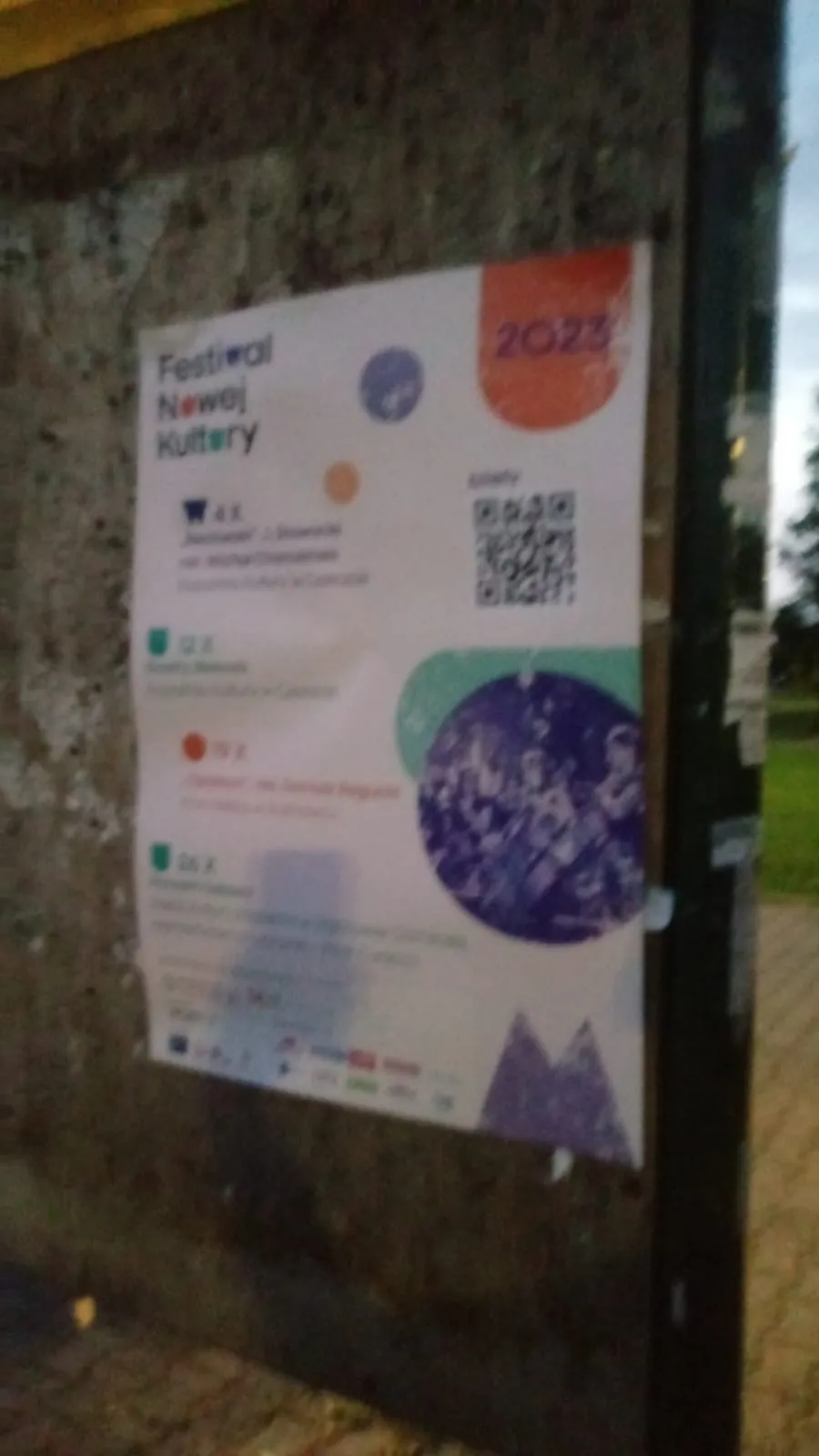Plakatowanie Sosnowiec - realizacja: Festiwal Nowej Kultury 2023